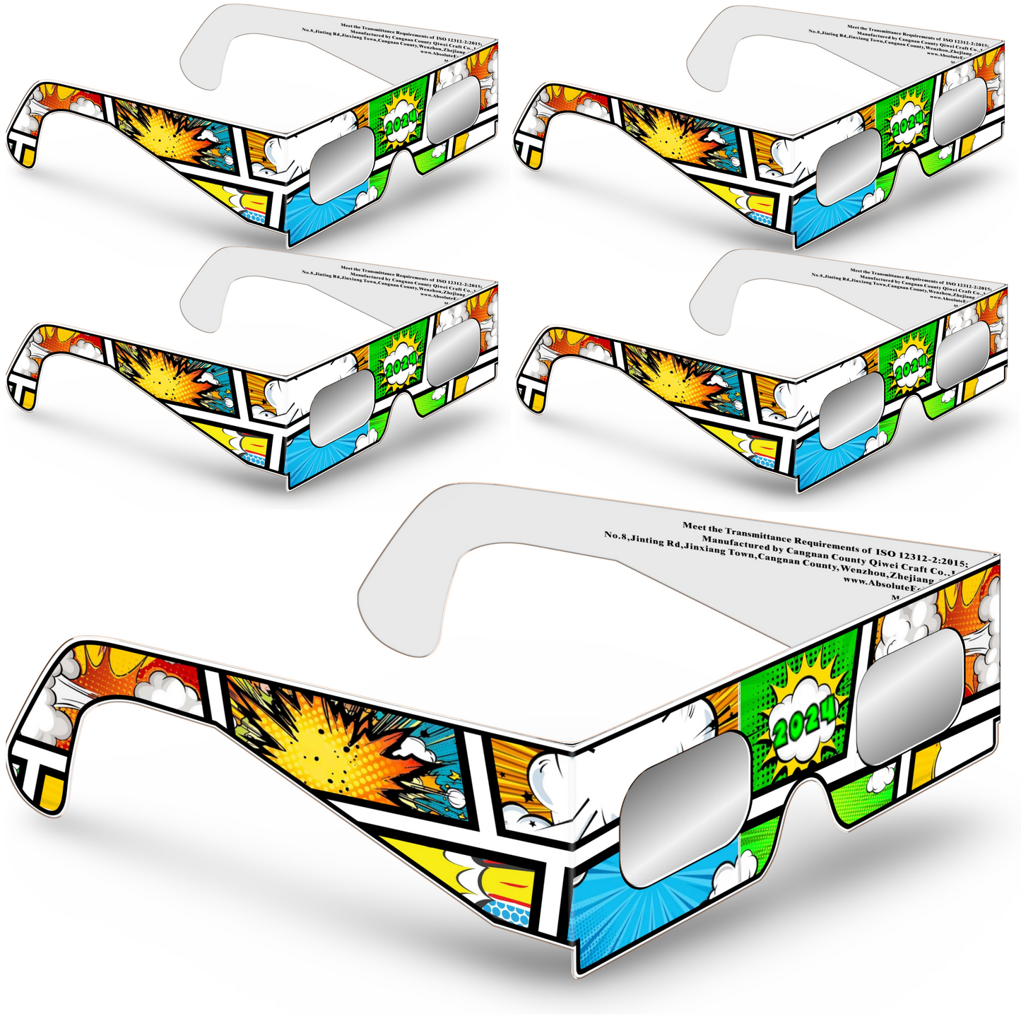 Solar Eclipse Glasses - Comic
