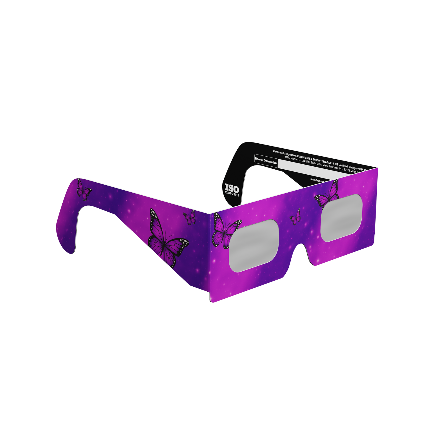 Butterflies Solar Eclipse Paper Glasses