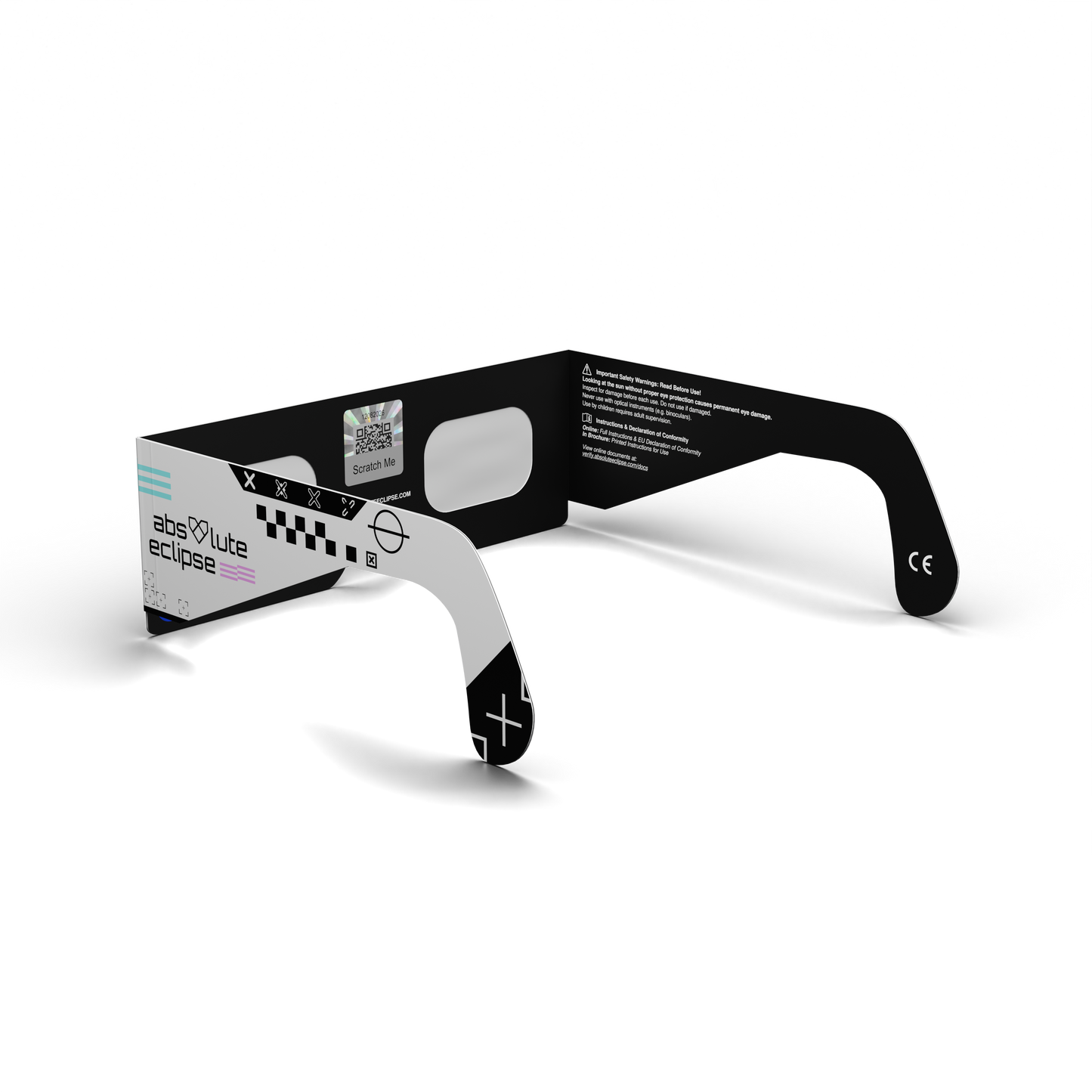 Cipher Solar Eclipse Paper Glasses