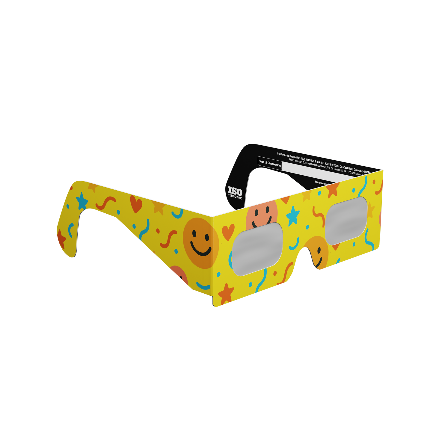 Fun Solar Eclipse Paper Glasses