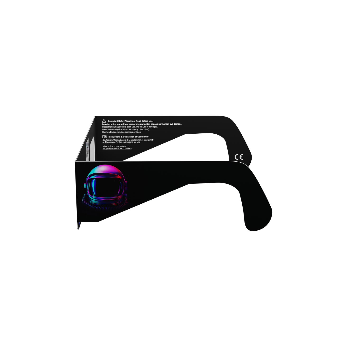 Helmet Solar Eclipse Paper Glasses