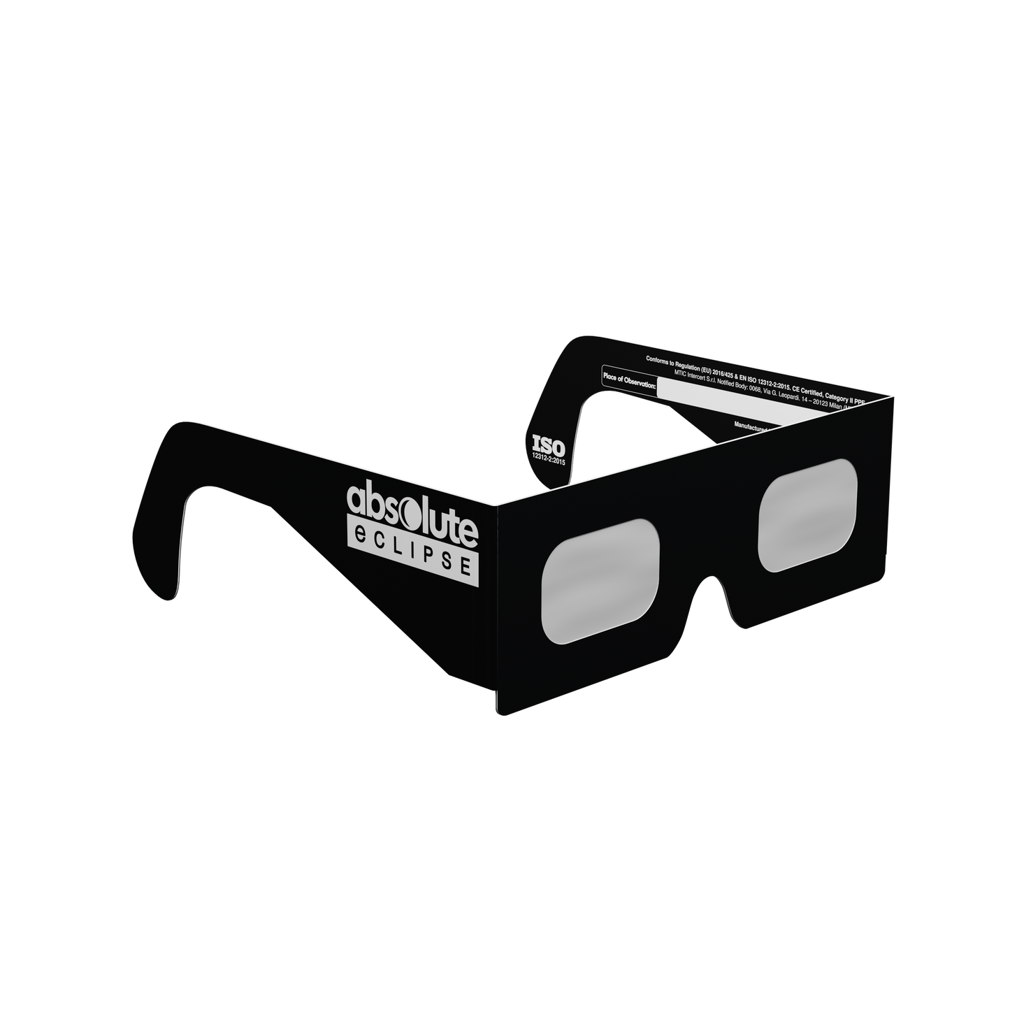 Helmet Solar Eclipse Paper Glasses