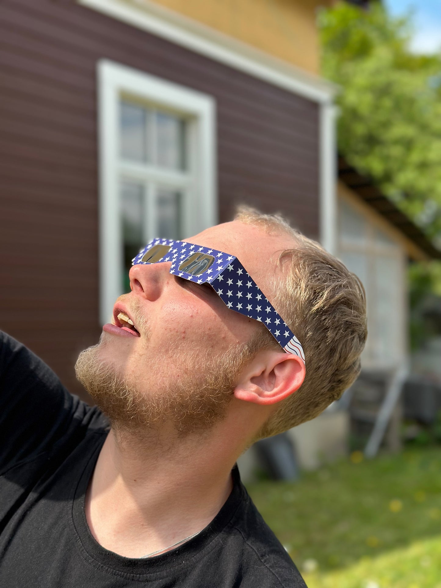 Solar Eclipse Glasses - USA Patriotic