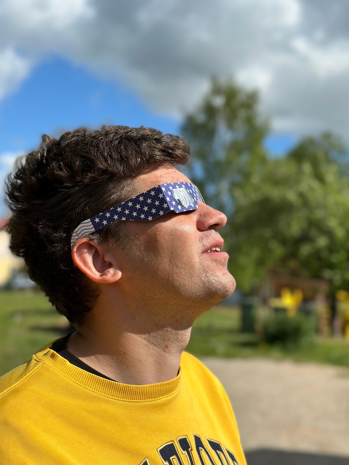 Solar Eclipse Glasses - USA Patriotic