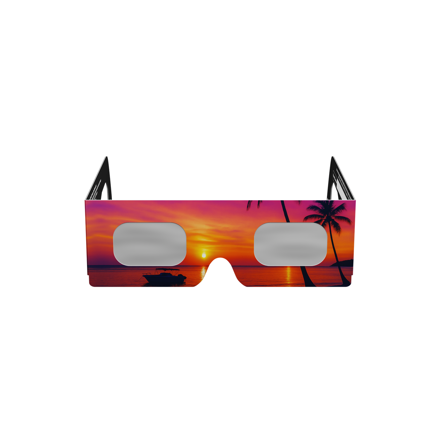 Palms Solar Eclipse Paper Glasses