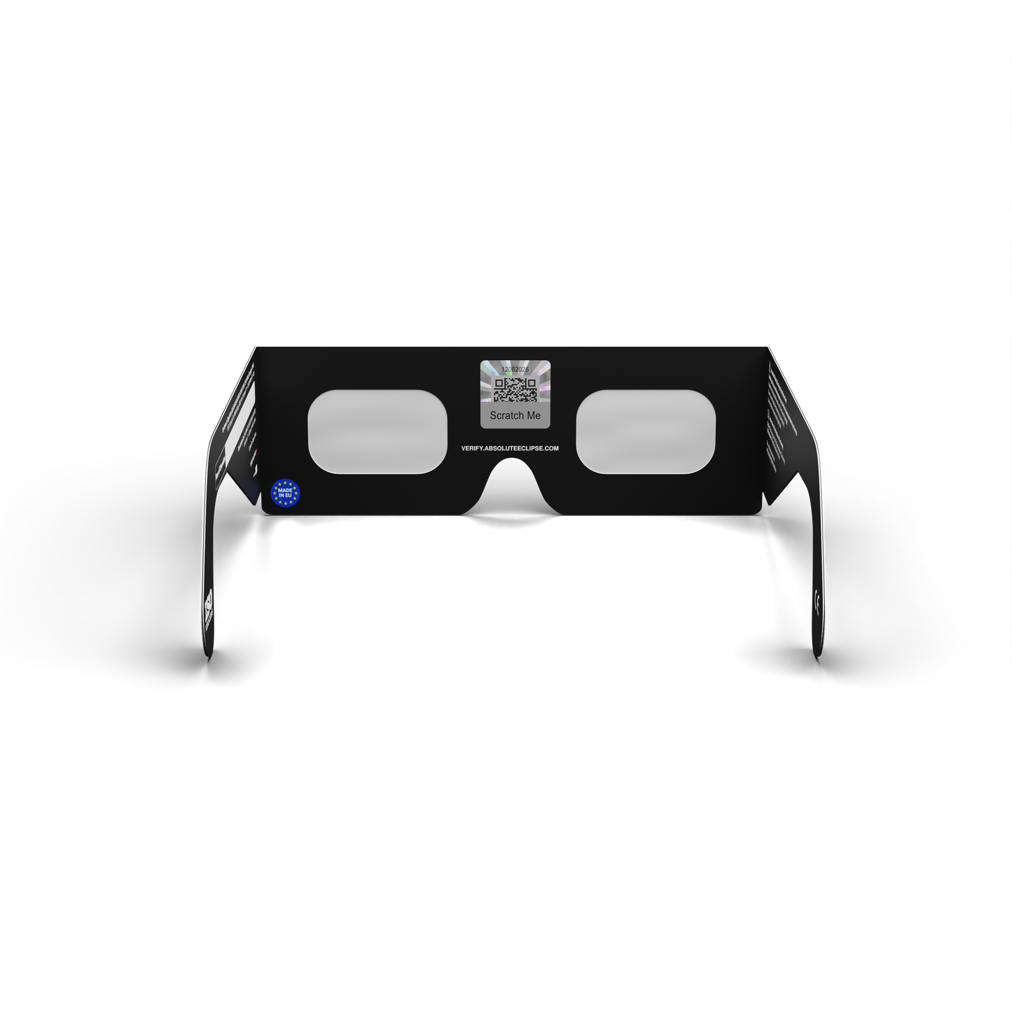 lv solar eclipse glasses - 180° angle (transparent background)