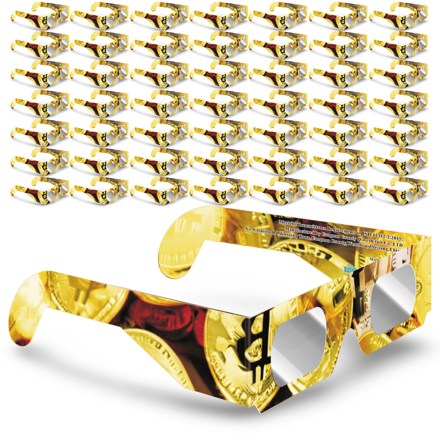 Solar Eclipse Glasses - Bitcoin Crypto Design - Absolute Eclipse