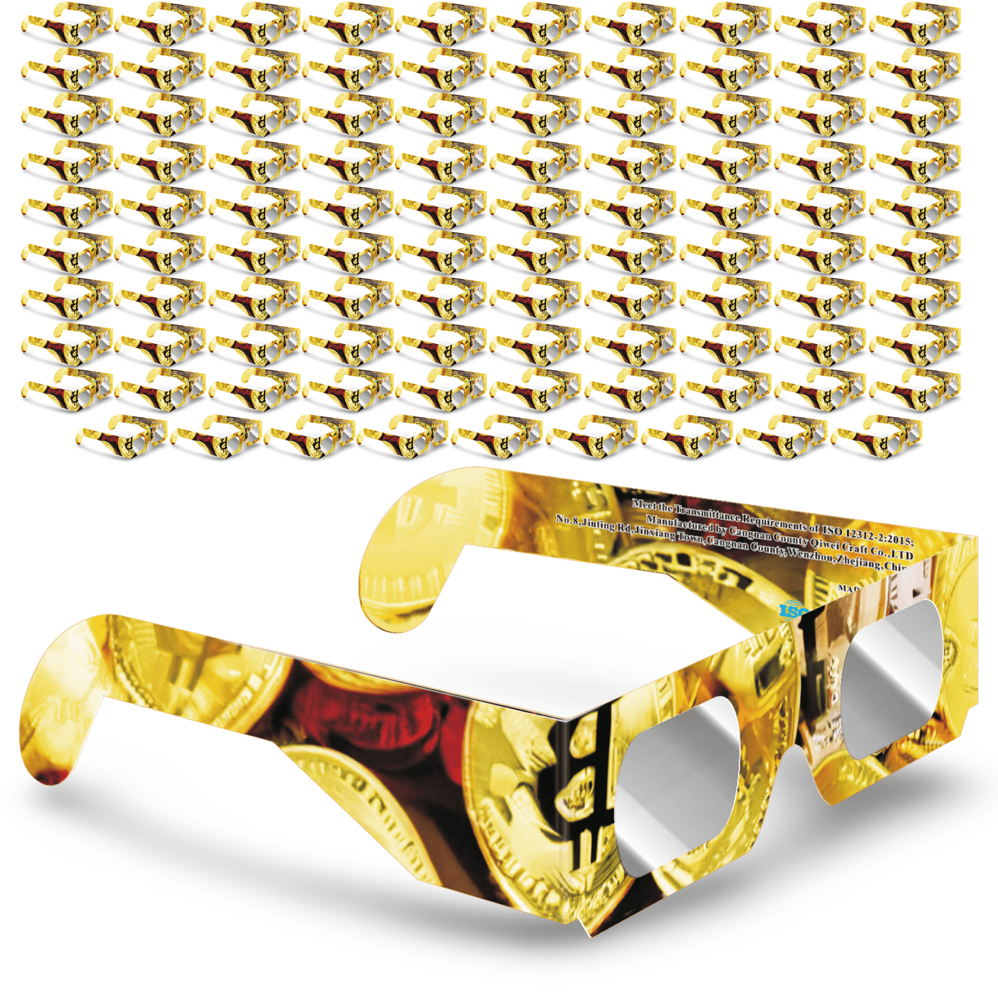 Solar Eclipse Glasses - Bitcoin Crypto Design - Absolute Eclipse