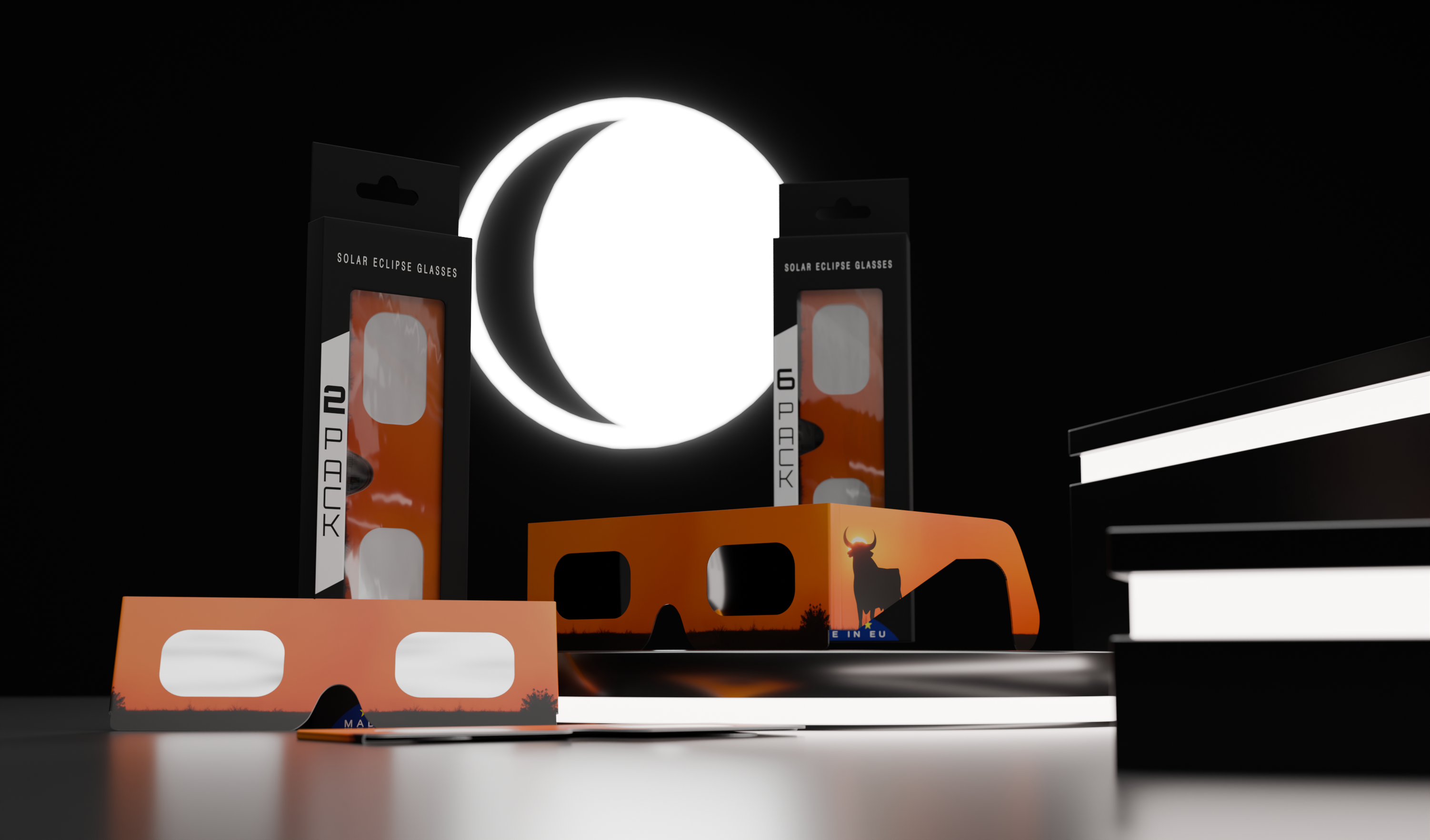 AbsoluteEclipse - European Solar Eclipse Glasses | ISO 12312-2 Certified
