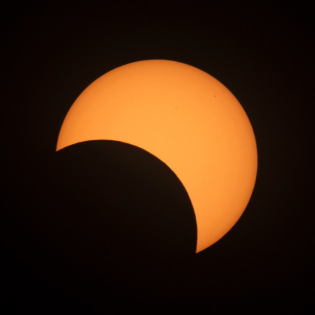 Image of solar eclipse