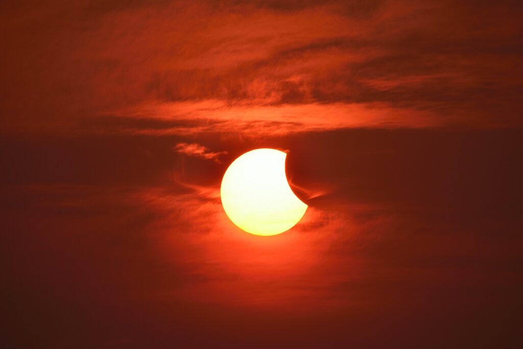 Image of solar eclipse