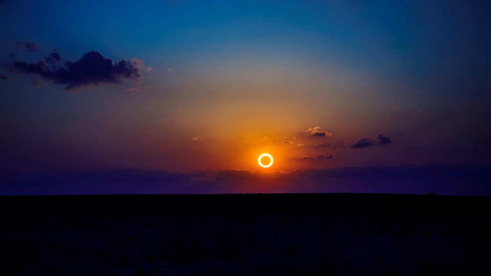 Image of solar eclipse