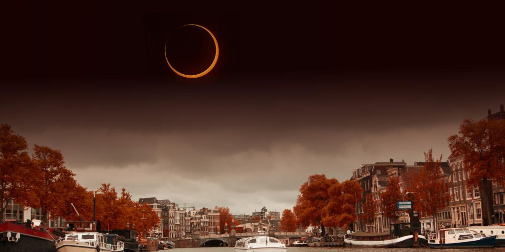 Image of solar eclipse