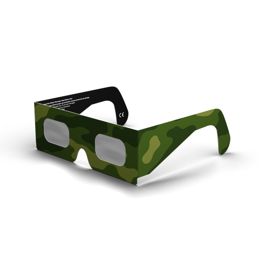 Army solar eclipse glasses - 315° angle (transparent background)