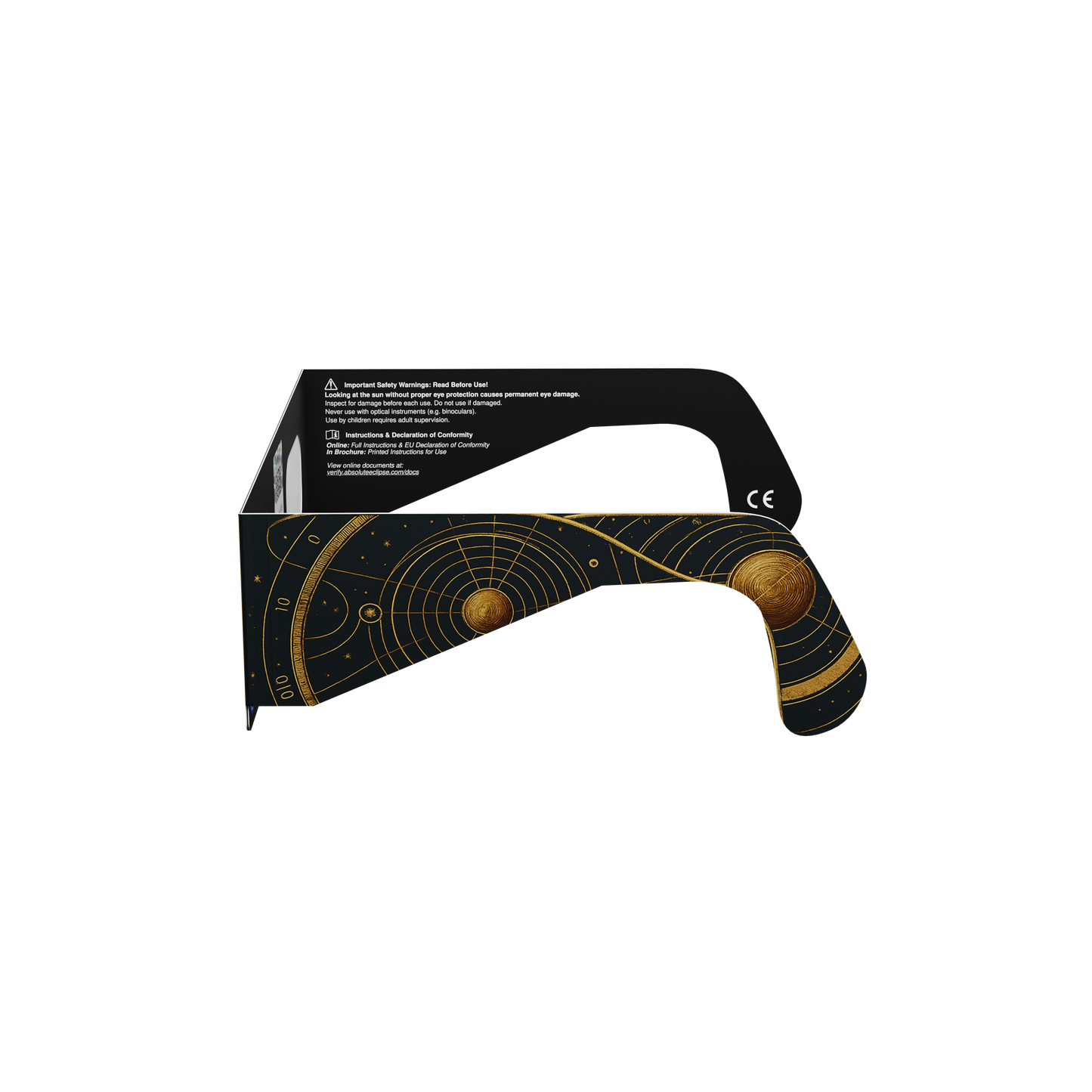Astral Solar Eclipse Paper Glasses
