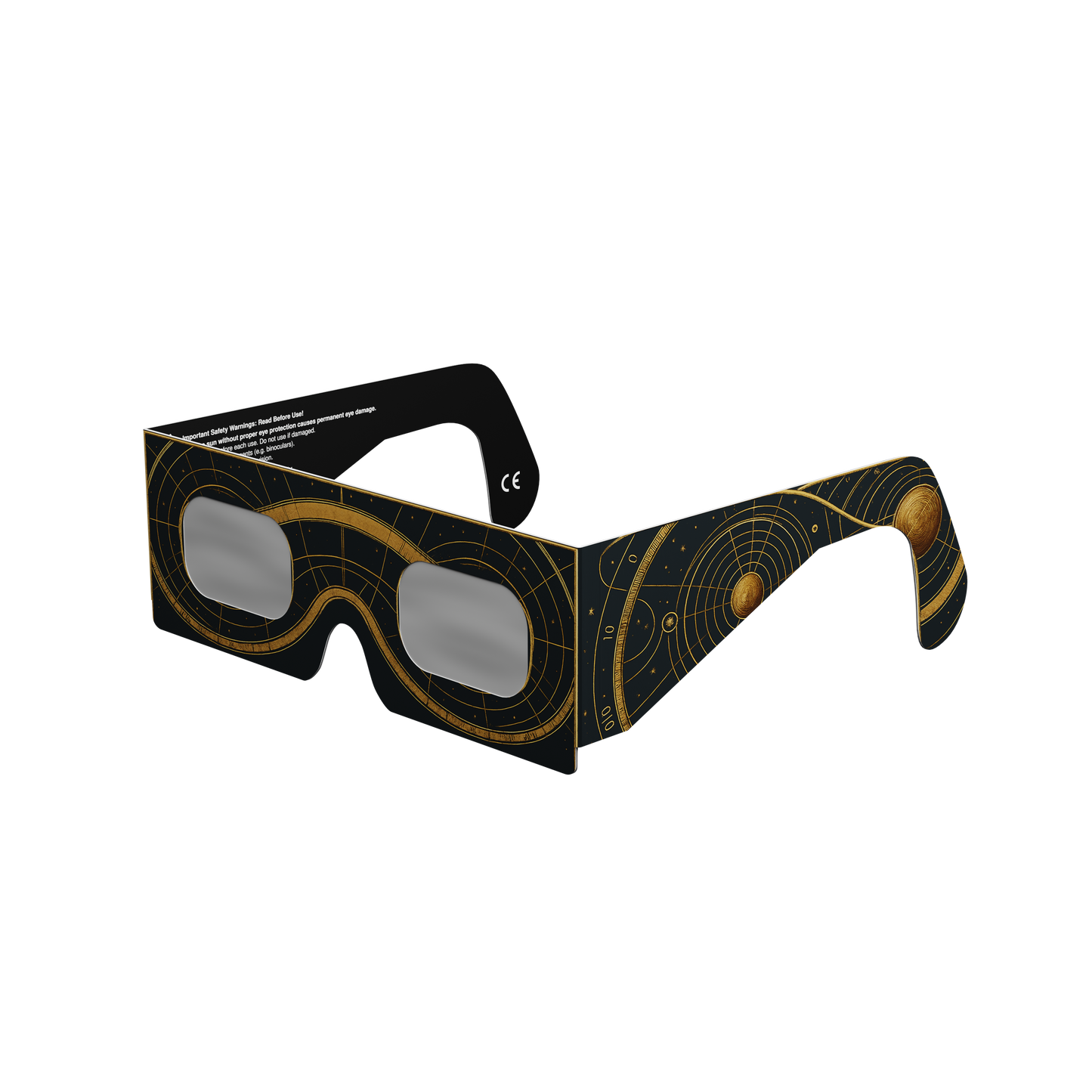 Astral Solar Eclipse Paper Glasses