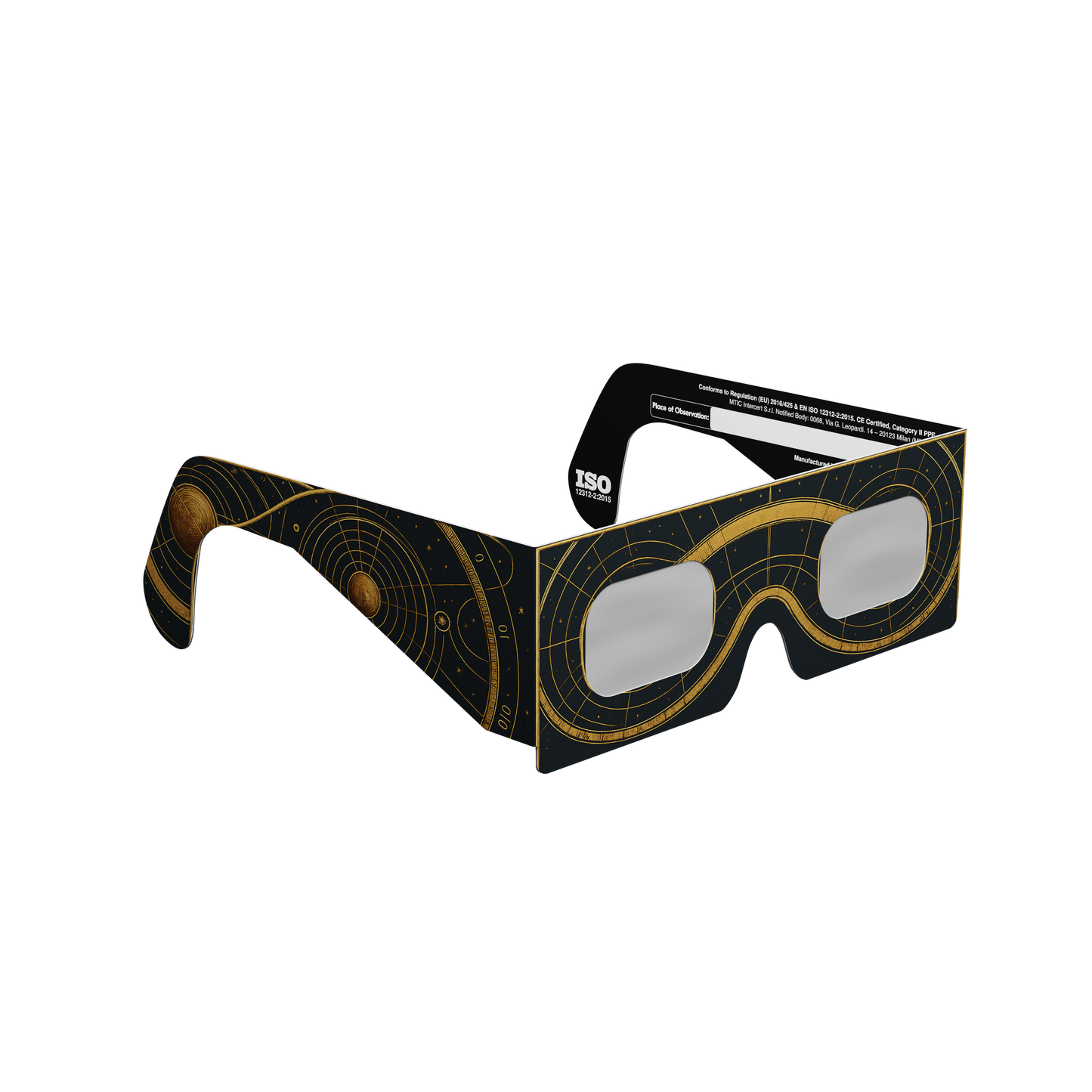 Astral Solar Eclipse Paper Glasses