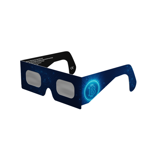 BTC solar eclipse glasses - 315° angle (transparent background)