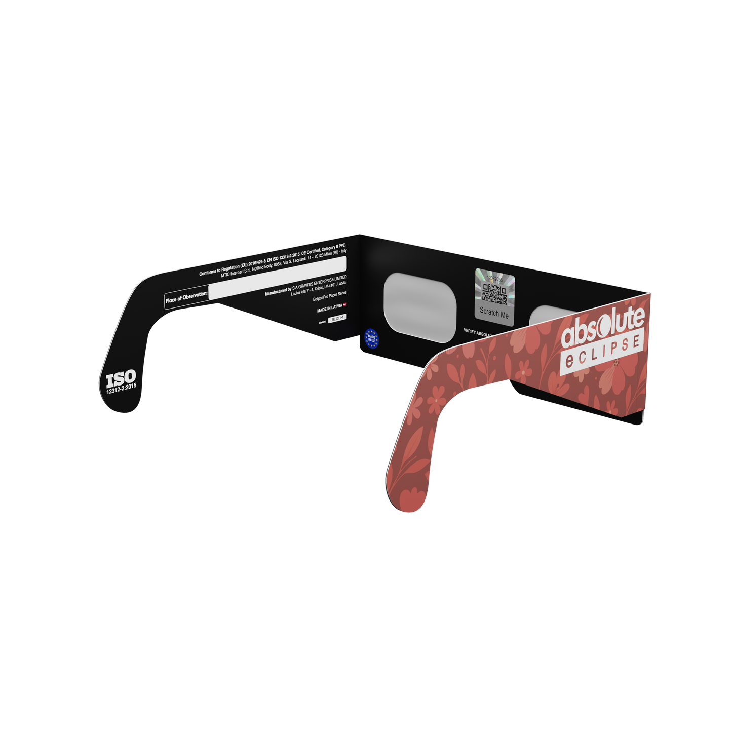 Bloom Solar Eclipse Paper Glasses