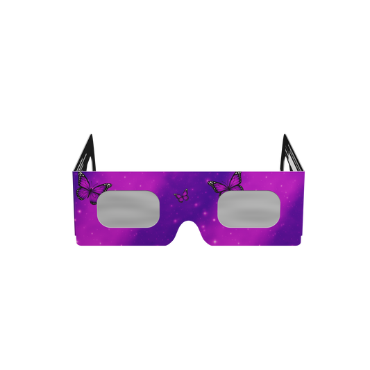 Butterflies Solar Eclipse Paper Glasses