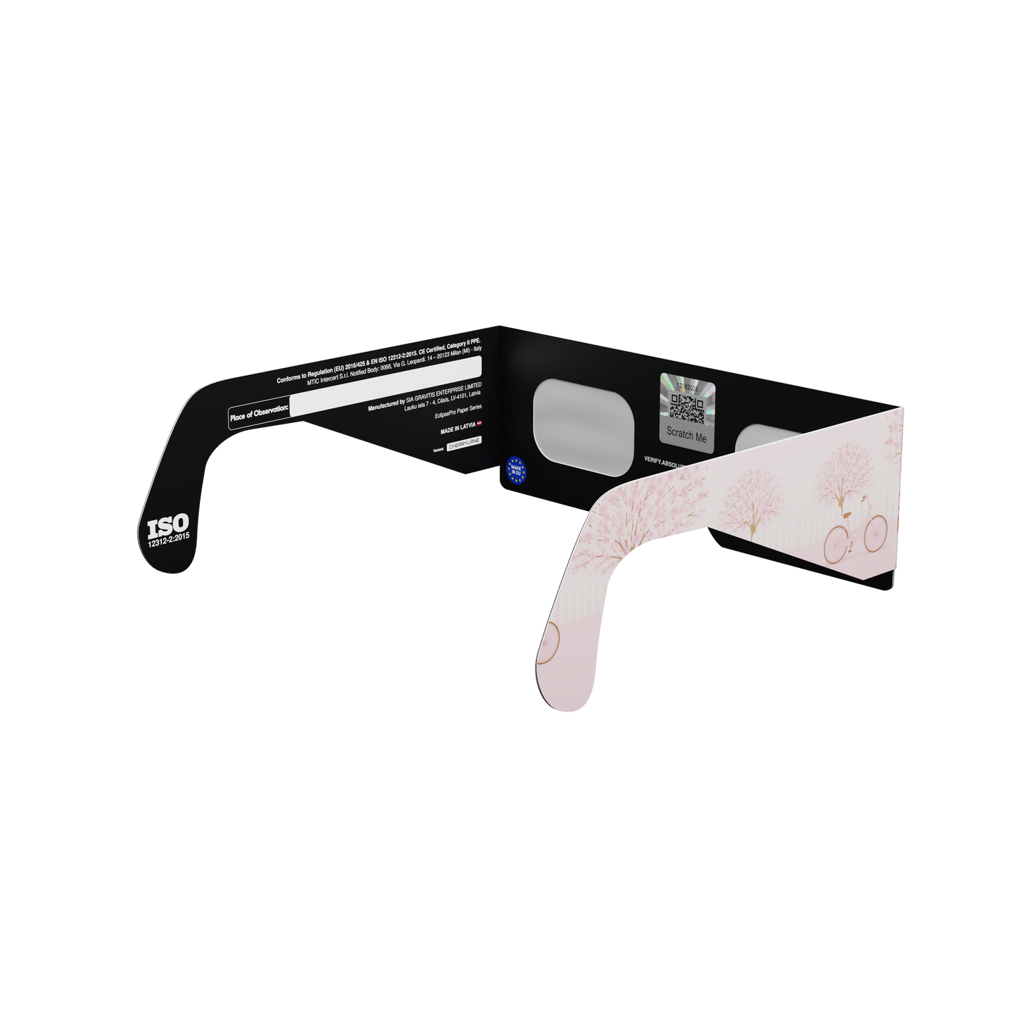 Cherrylane Solar Eclipse Paper Glasses