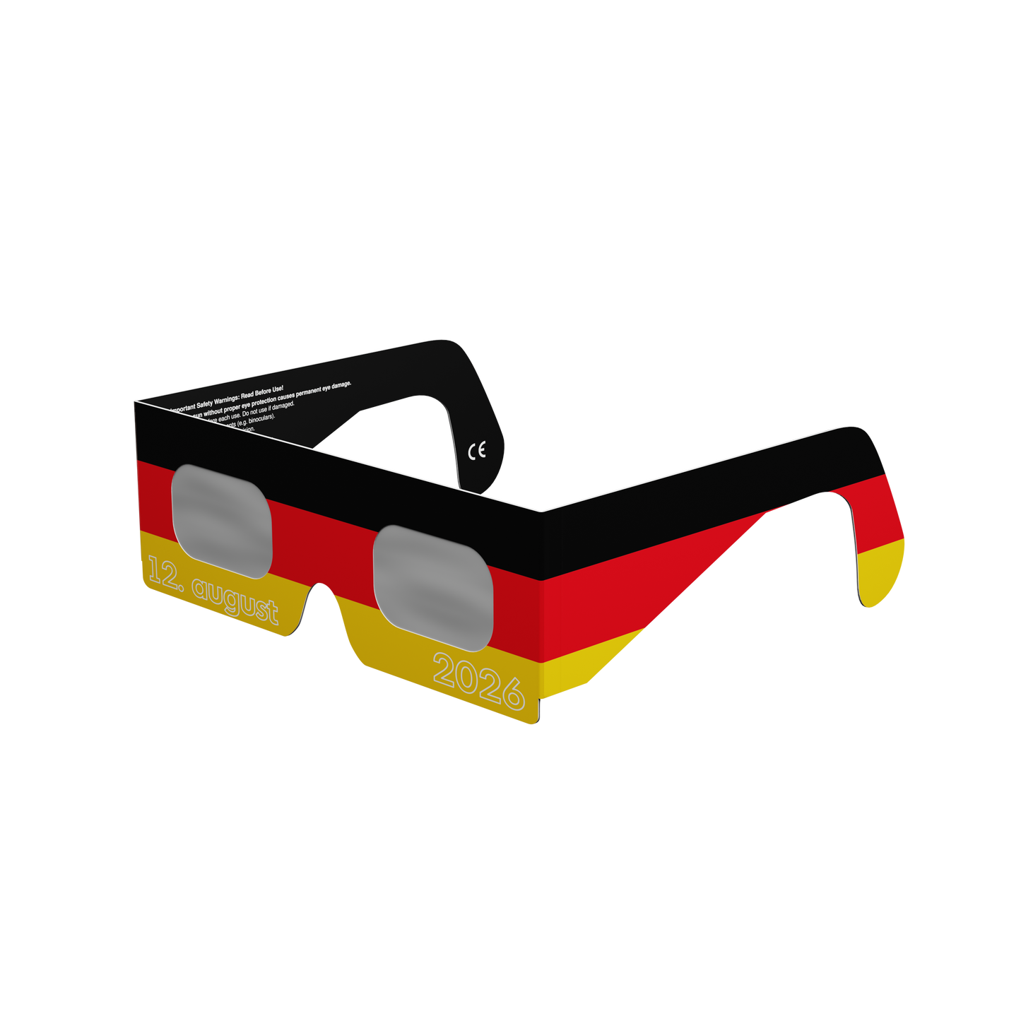 DE Solar Eclipse Paper Glasses