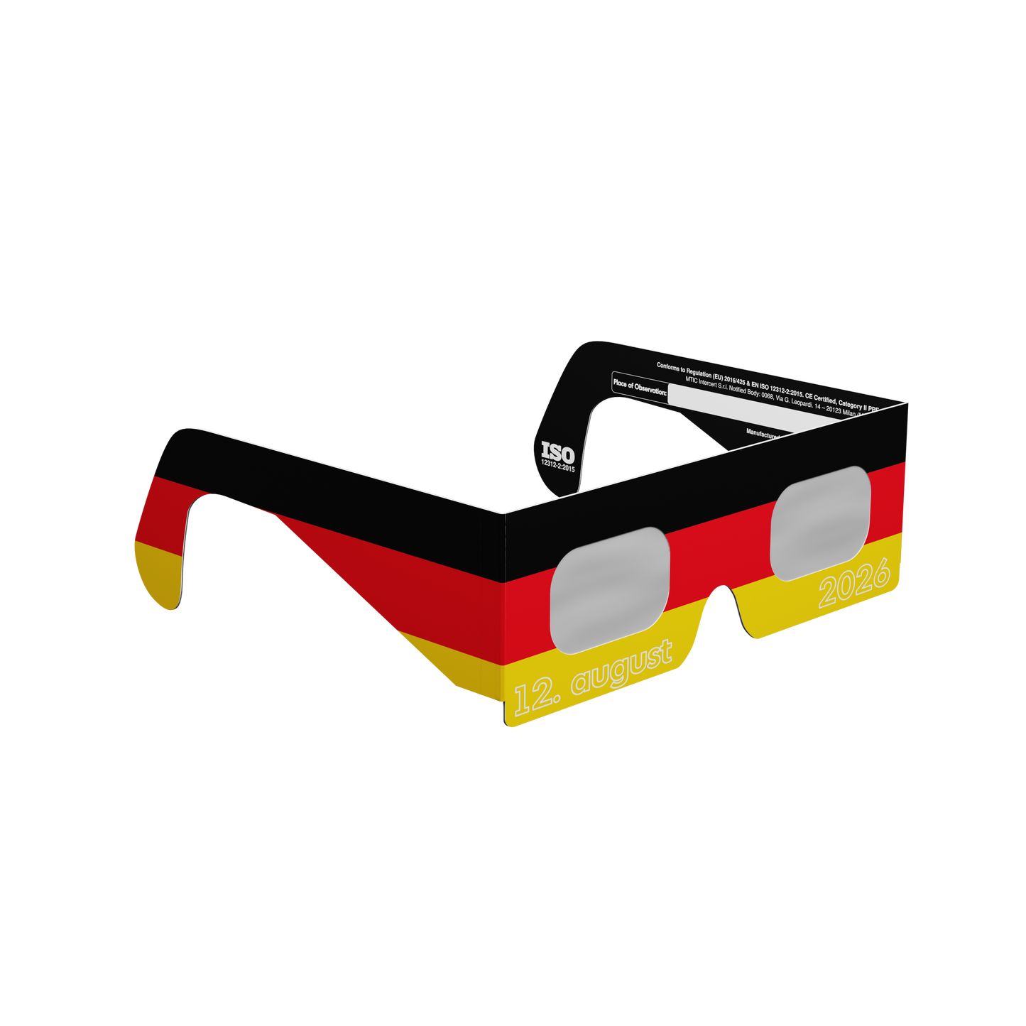 DE Solar Eclipse Paper Glasses