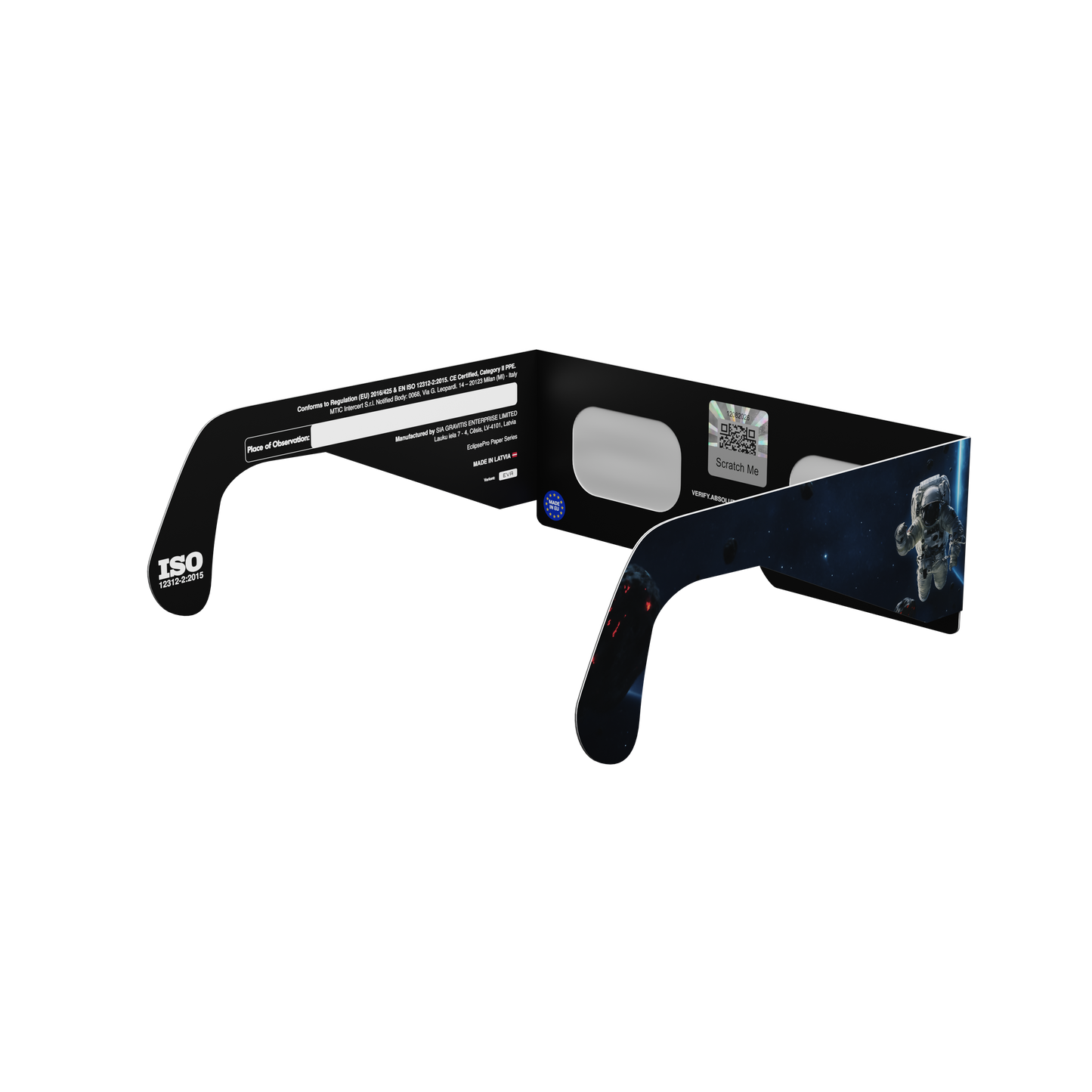 EVA Solar Eclipse Paper Glasses
