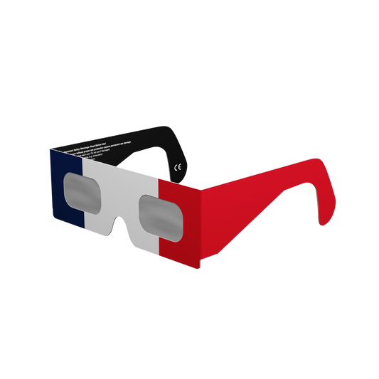 FR Solar Eclipse Paper Glasses