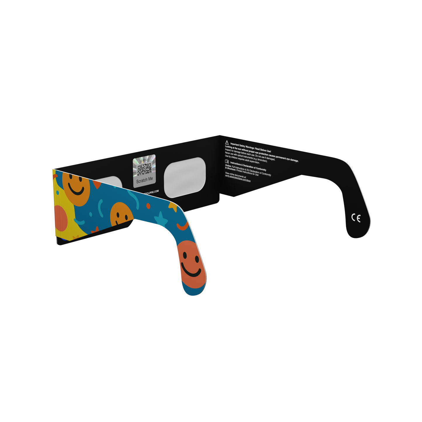 Fun Solar Eclipse Paper Glasses