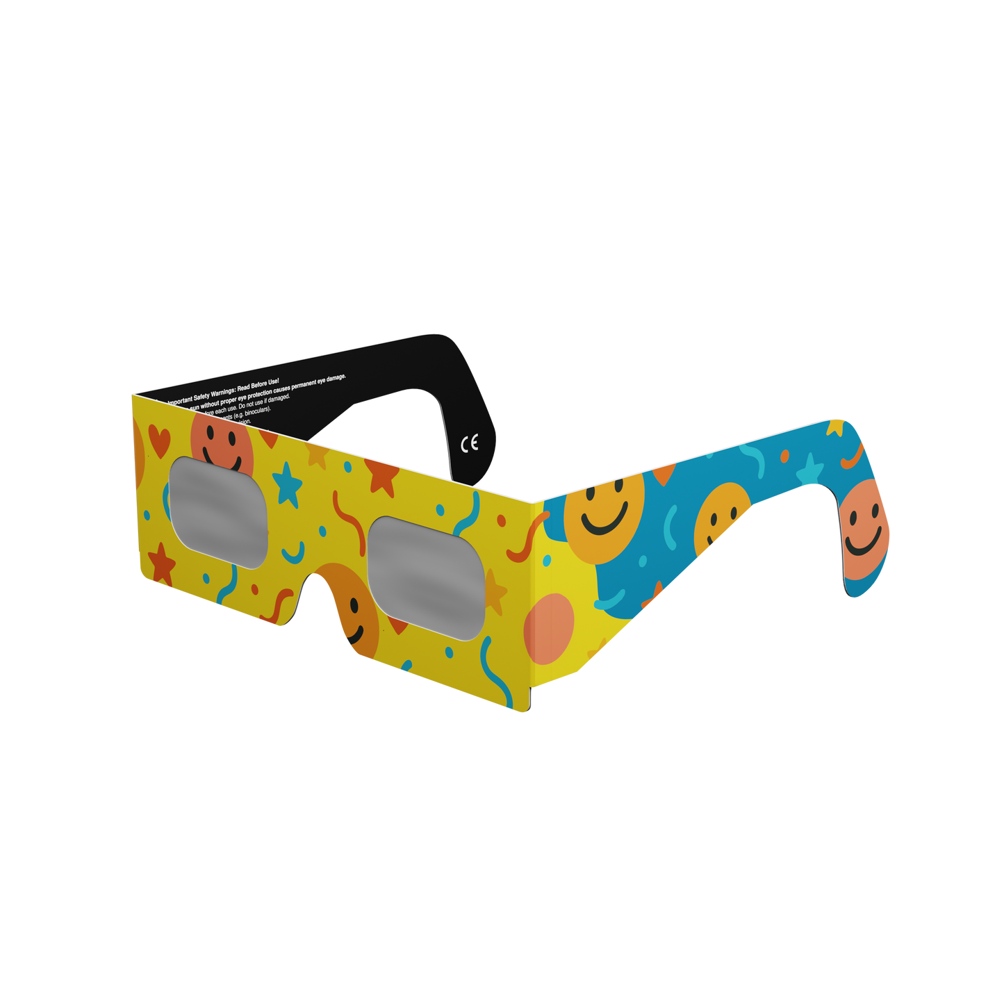Fun Solar Eclipse Paper Glasses