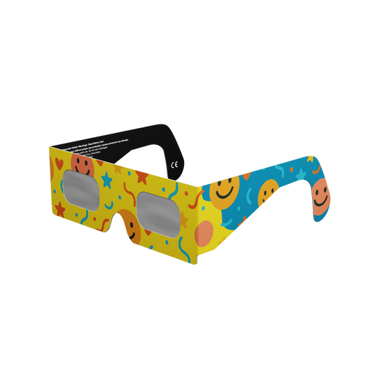 Fun Solar Eclipse Paper Glasses