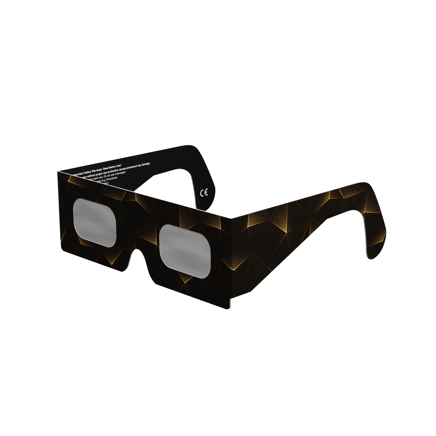 Goldline Solar Eclipse Paper Glasses
