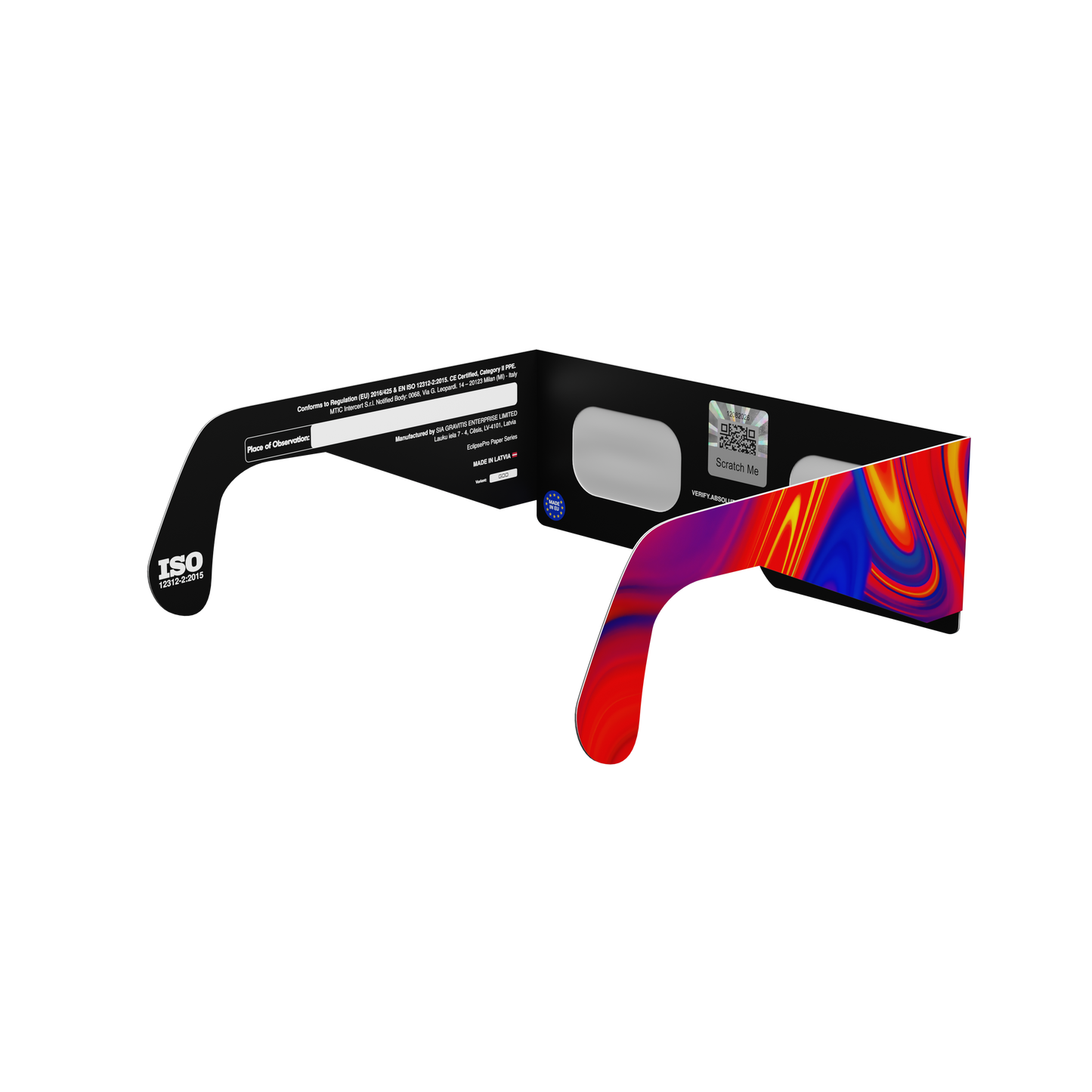 Goo Solar Eclipse Paper Glasses