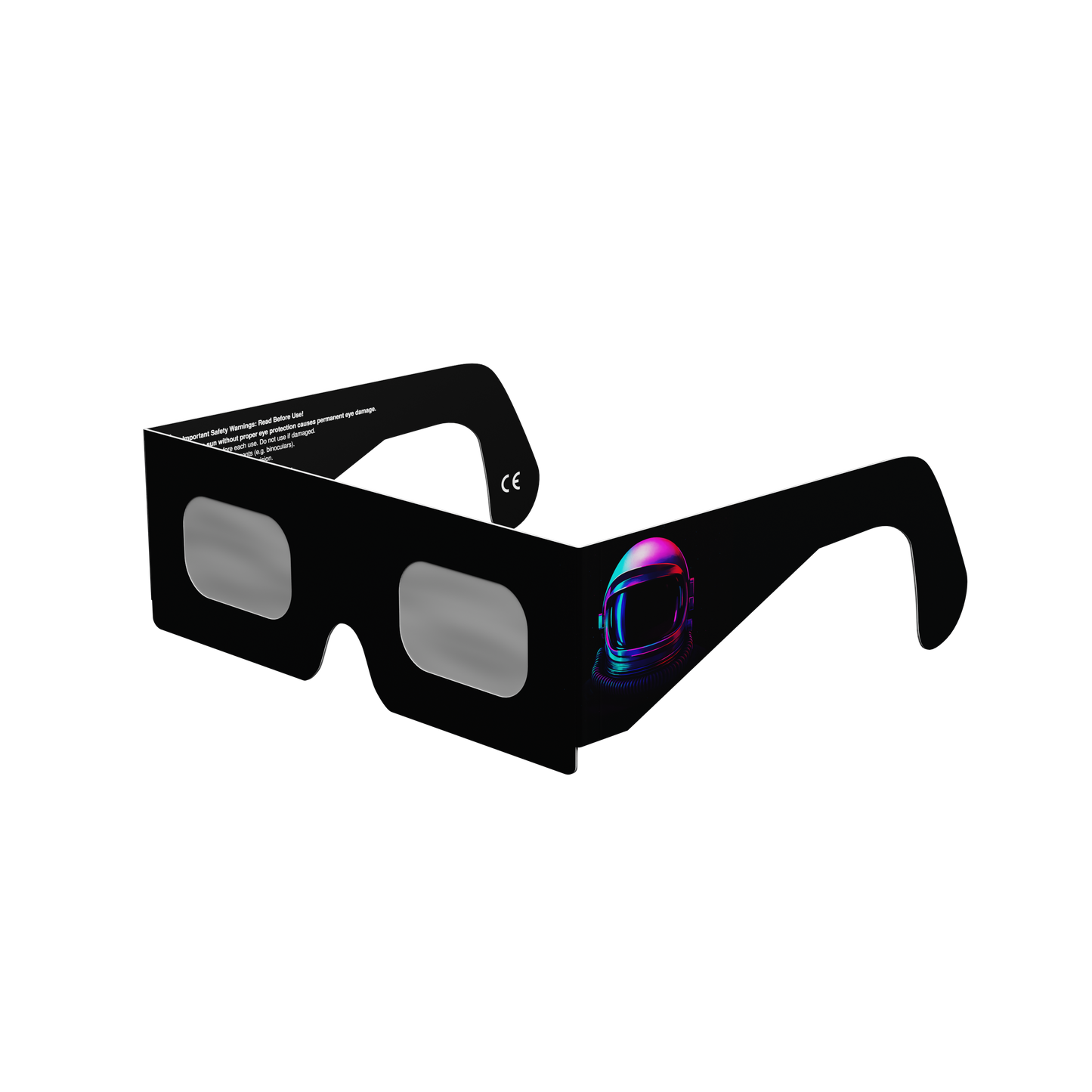 Helmet Solar Eclipse Paper Glasses