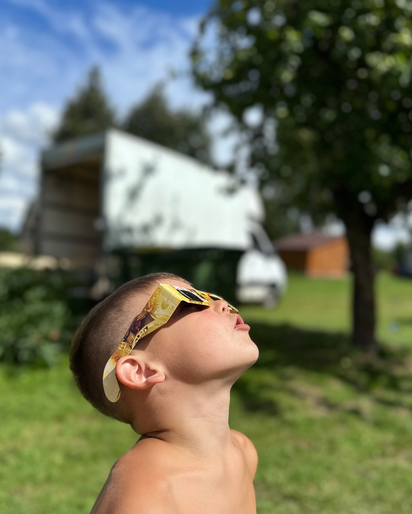 Solar Eclipse Glasses - Bitcoin Crypto Design