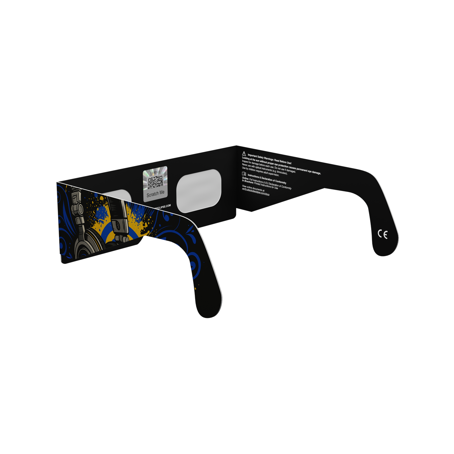 Music Solar Eclipse Paper Glasses