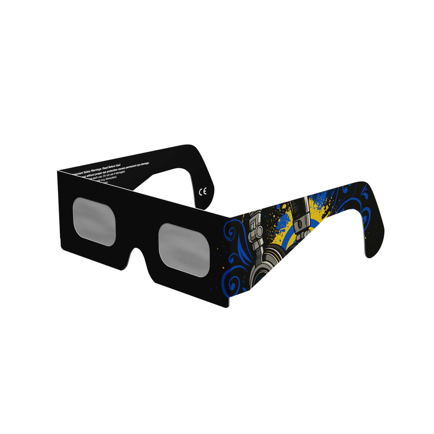 Music Solar Eclipse Paper Glasses