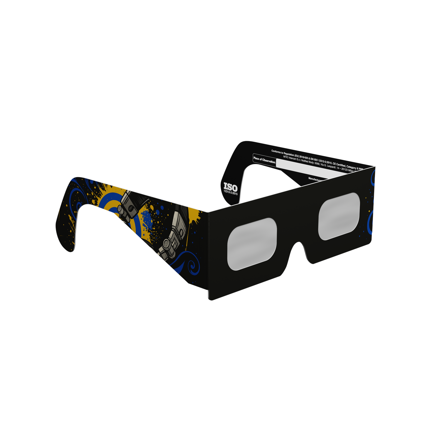 Music Solar Eclipse Paper Glasses