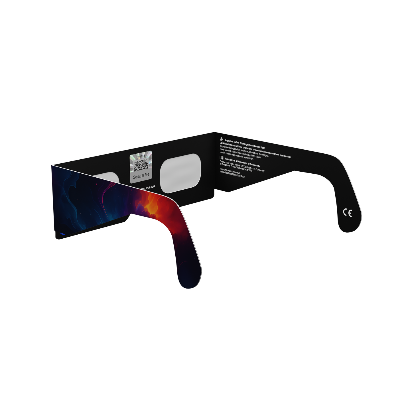 Nebula Solar Eclipse Paper Glasses
