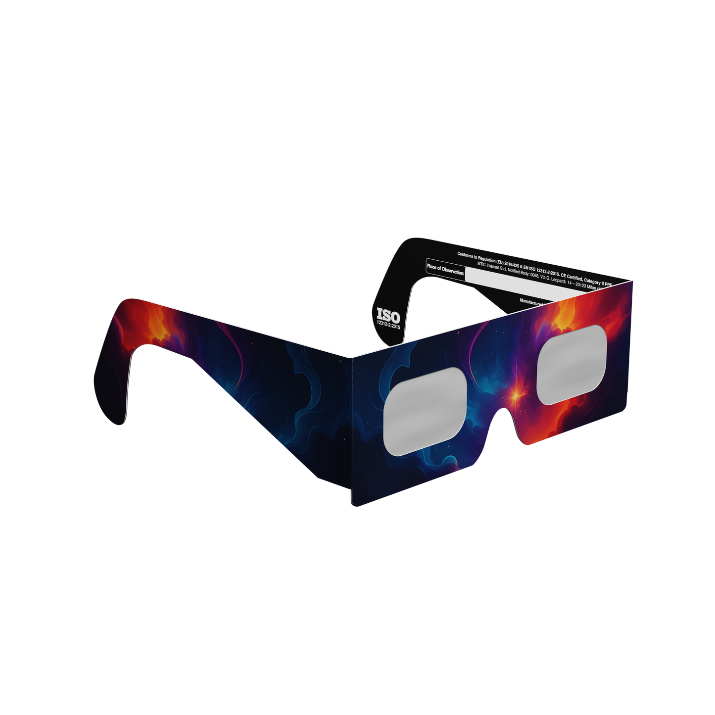 Nebula Solar Eclipse Paper Glasses
