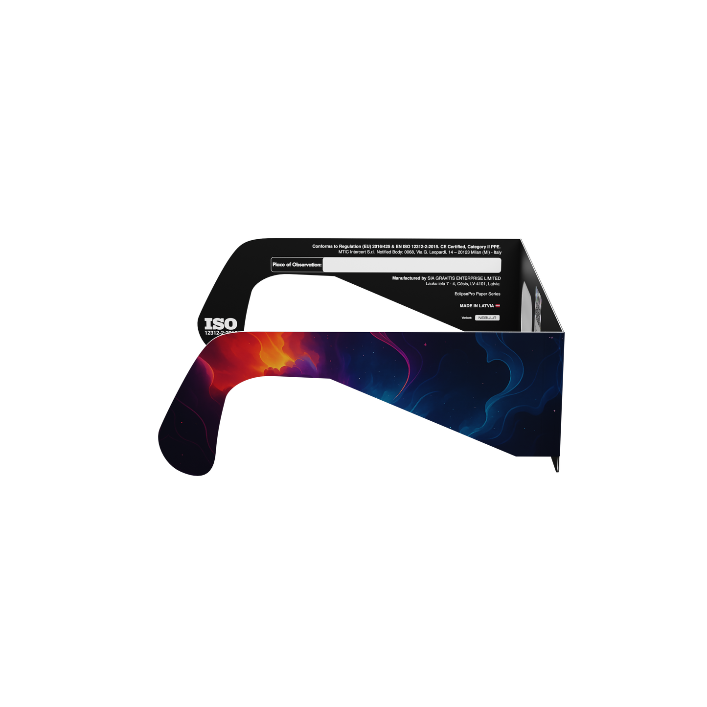 Nebula Solar Eclipse Paper Glasses