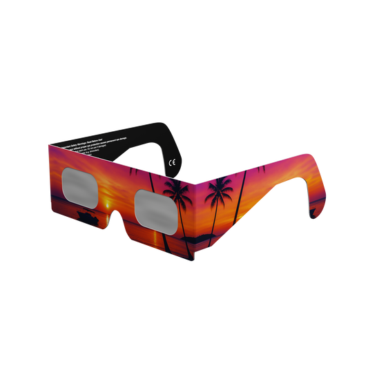 Palms Solar Eclipse Paper Glasses