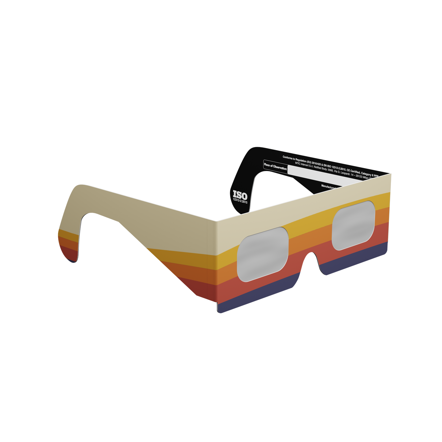Peace Solar Eclipse Paper Glasses