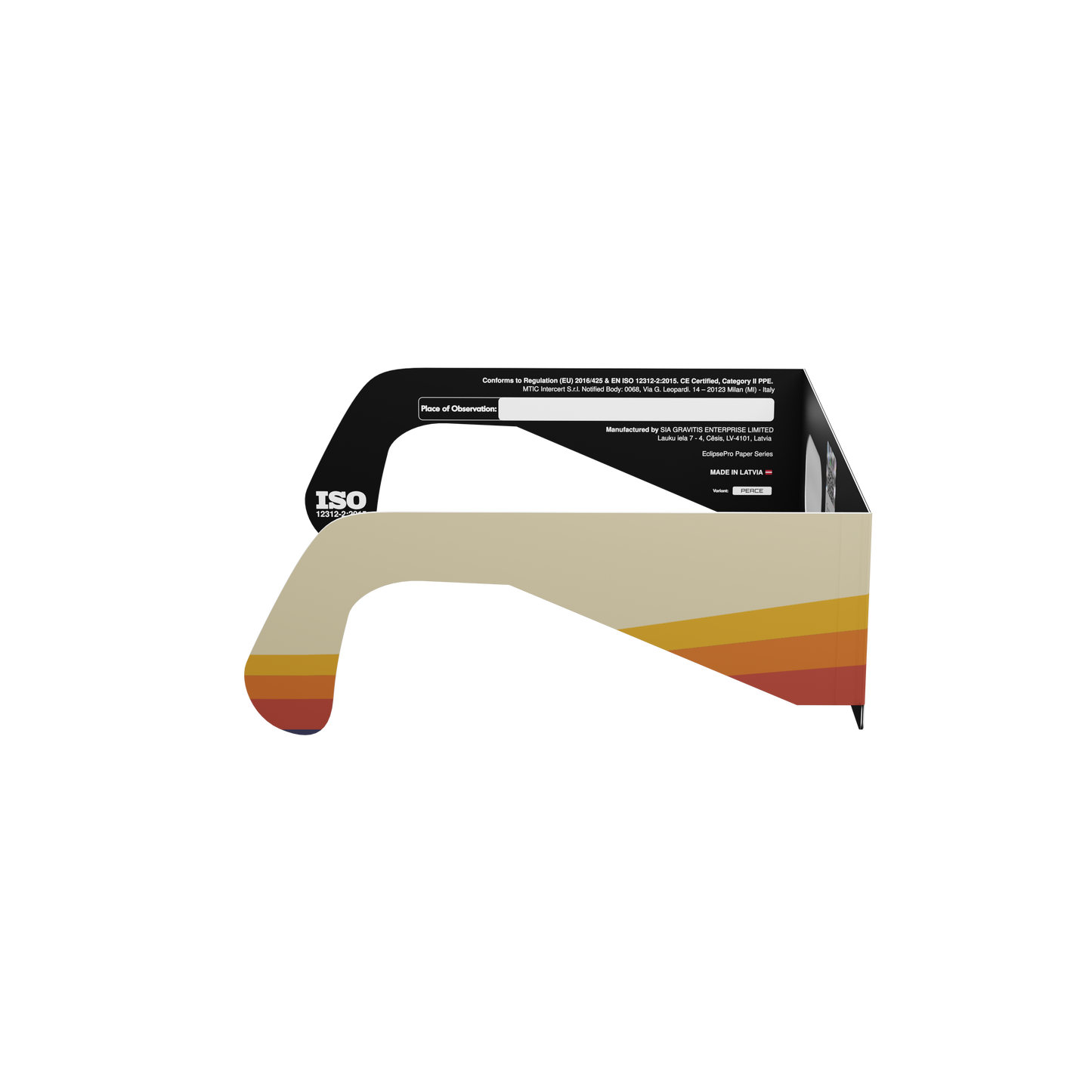 Peace Solar Eclipse Paper Glasses