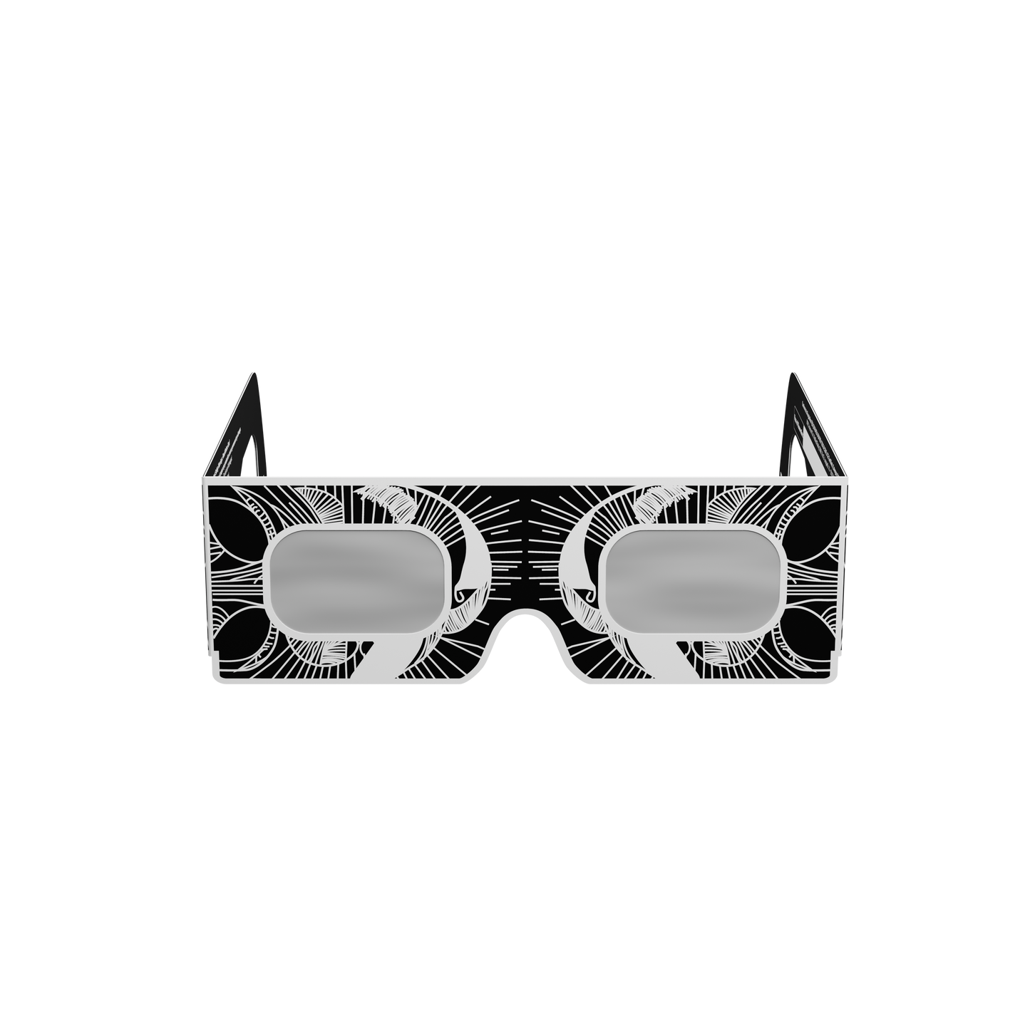 Reflective Solar Eclipse Paper Glasses