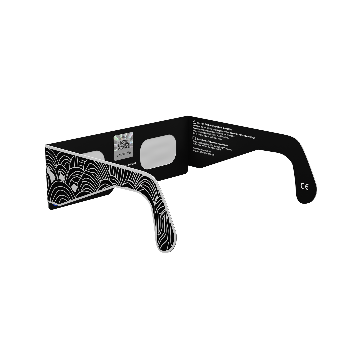 Reflective Solar Eclipse Paper Glasses