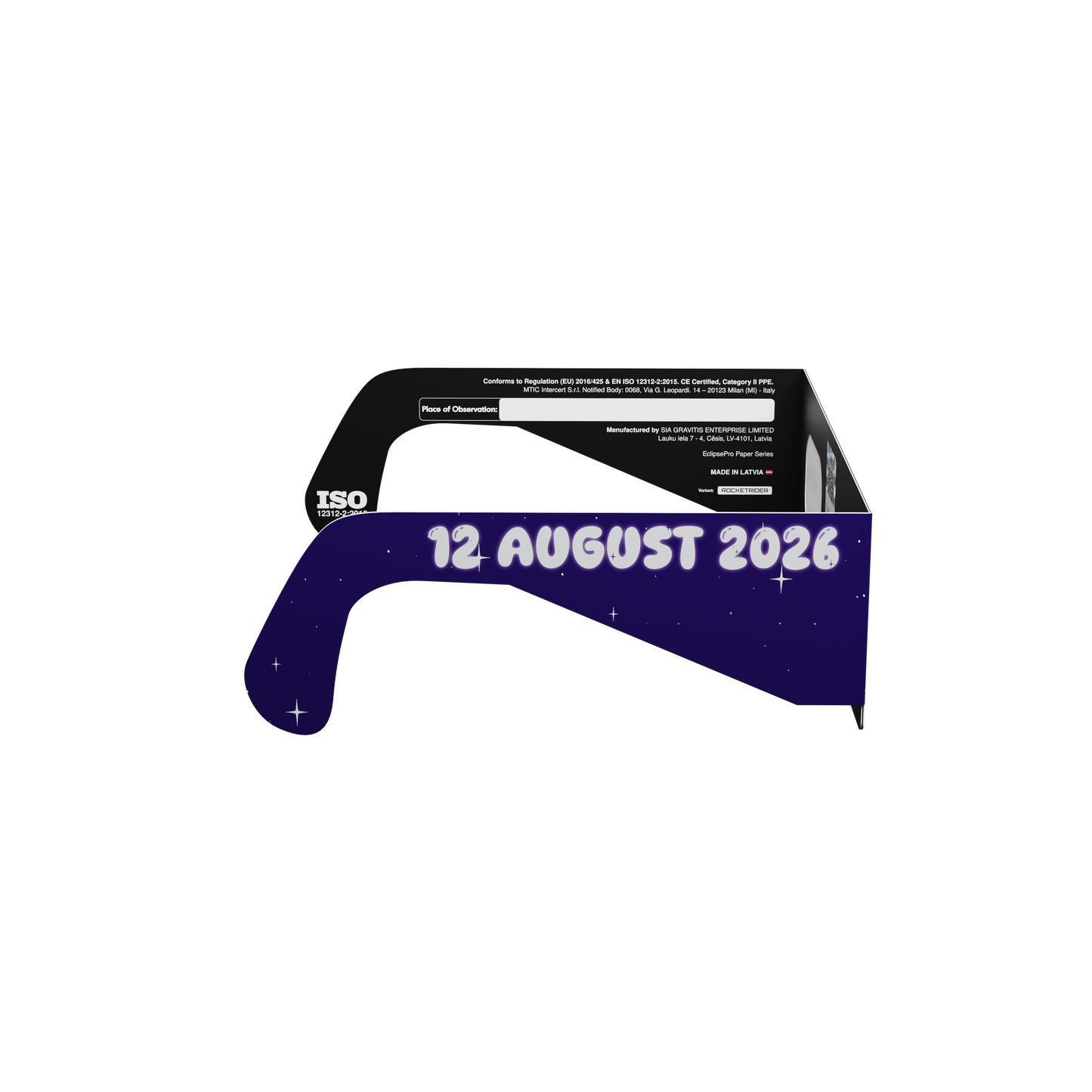 Rocketrider Solar Eclipse Paper Glasses
