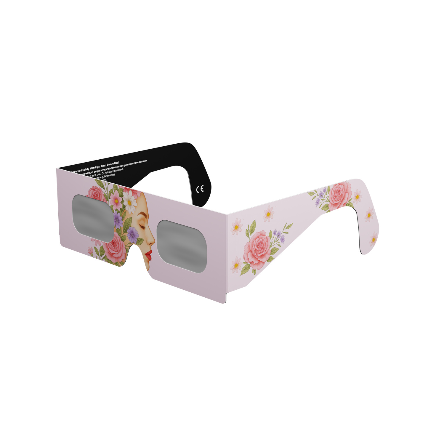 Rosette Solar Eclipse Paper Glasses