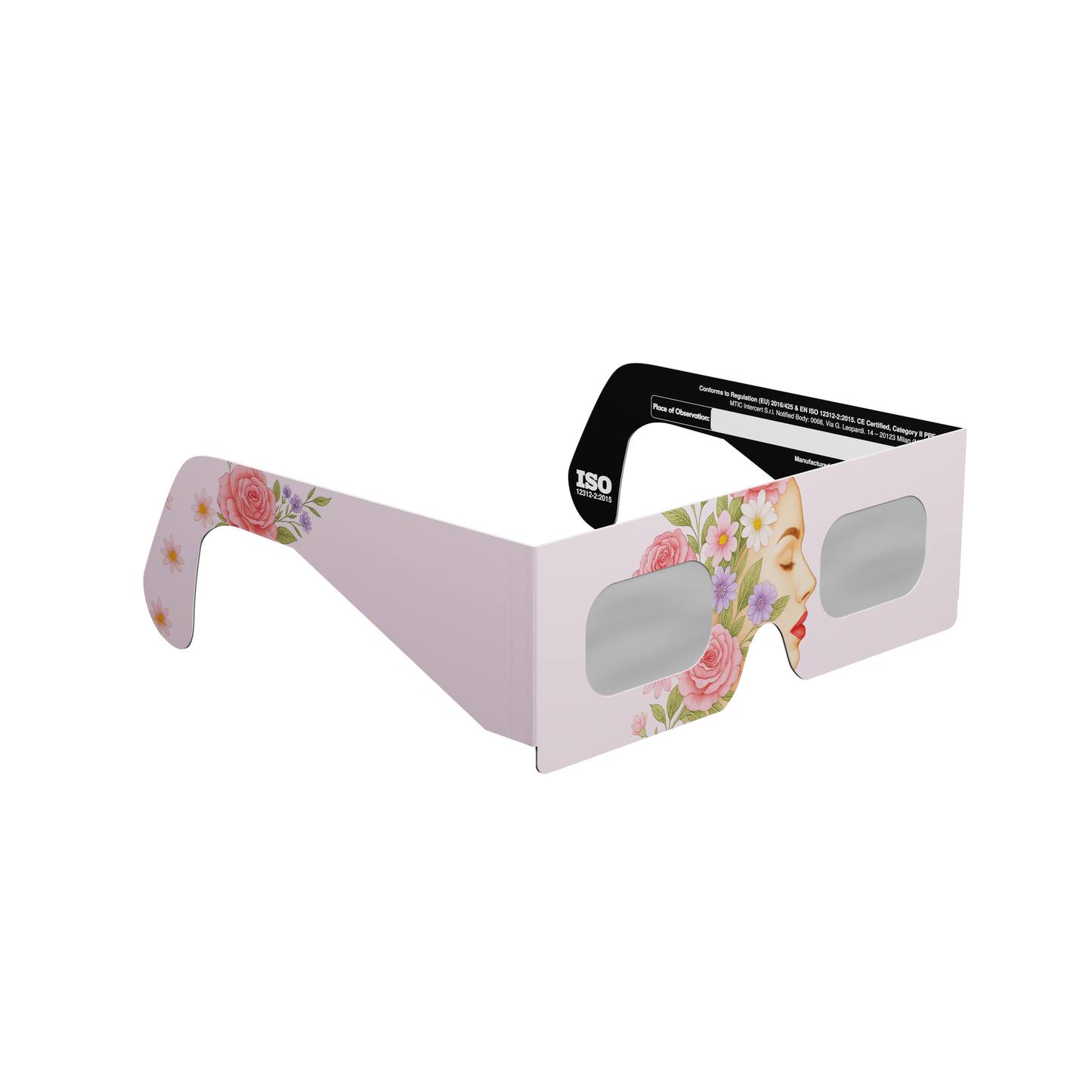 Rosette Solar Eclipse Paper Glasses